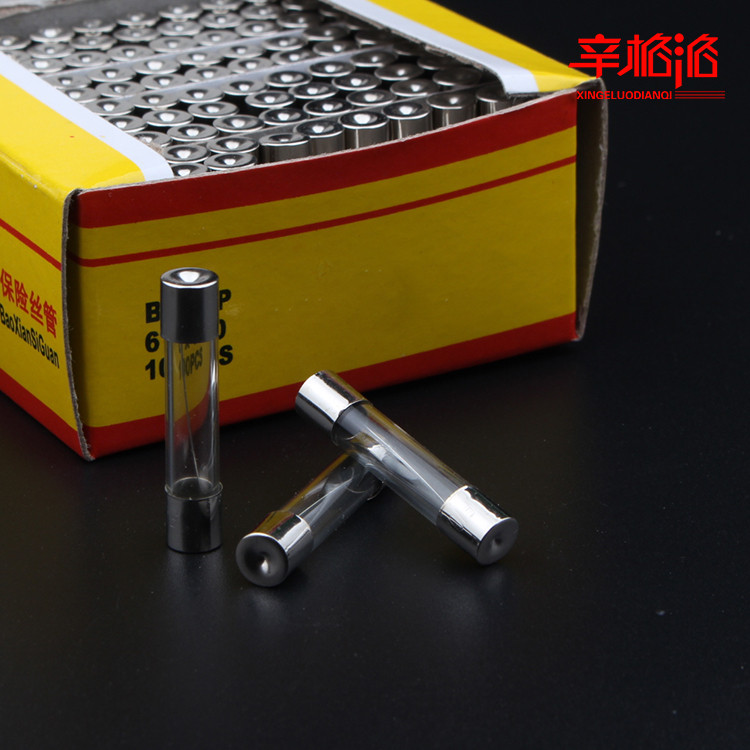 ฟิวส์แก้ว 6 * 30 มม. F5AL250V กระแสไฟ 5A ฟิวส์ฟิวส์ 6 x 30 1 กล่อง 100 ชิ้น