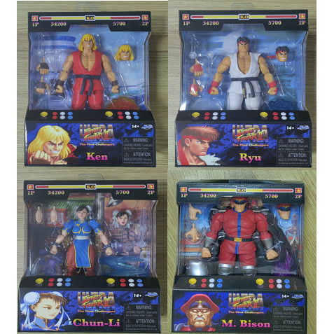 JADA Street Fighter รุ่น Chunli Vega Kenlong Action Figure ของเล่นฟิกเกอร์