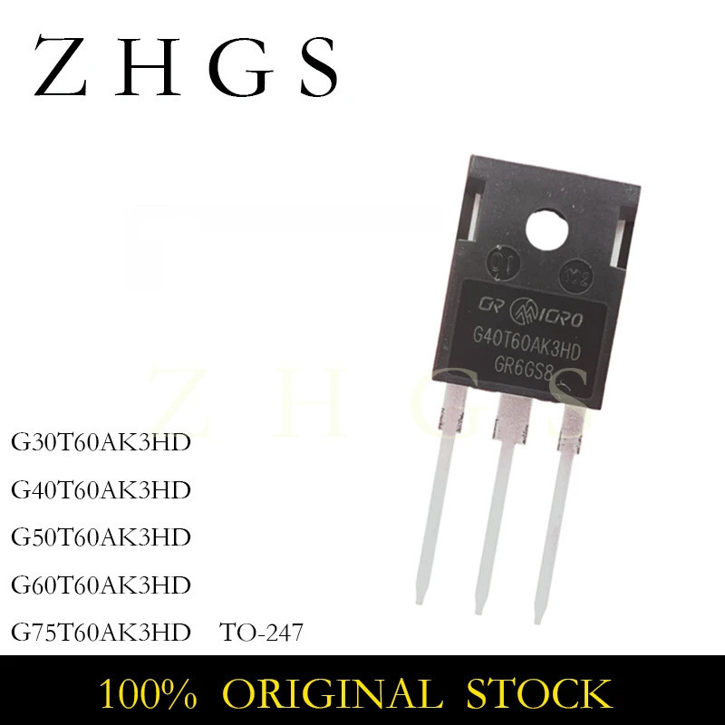 1-5PCS CRG40T60AK3HD G40T60AK3HD TO-247 CR G30T60AK3HD G50T60AK3HD G60T60AK3HD G75T60AK3HD TO-3P POE