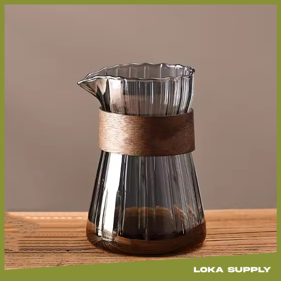 FMA Pour Over Coffee Server Borosilicate Glass Carafe 500ml - FM-5ML2