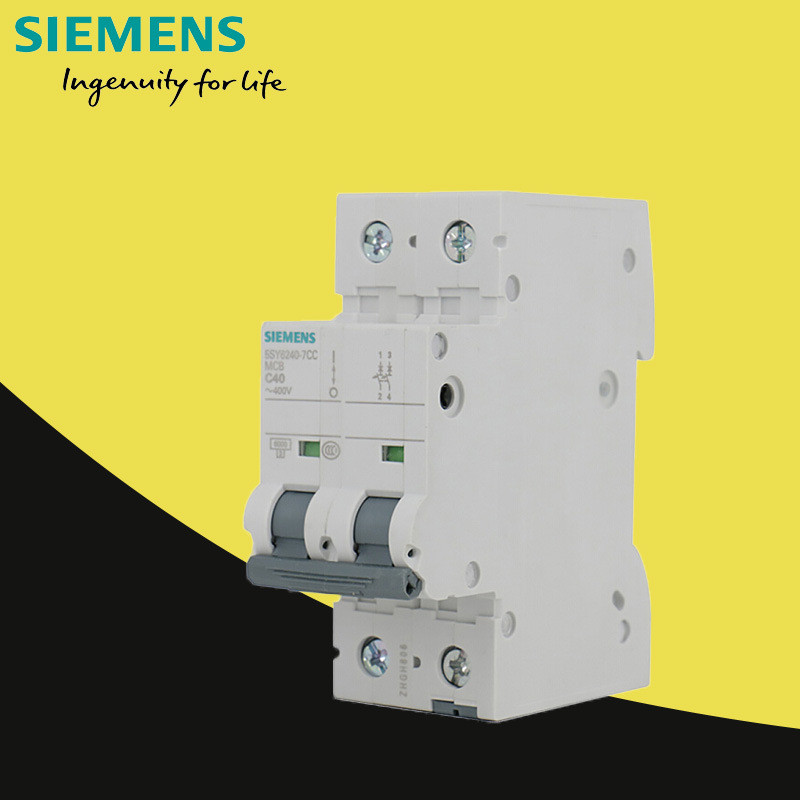 Siemens Miniature Circuit Breaker 0.3A-80A Power C แยก 6kA Air เปิด 5SY62P C0.3A Air Switch