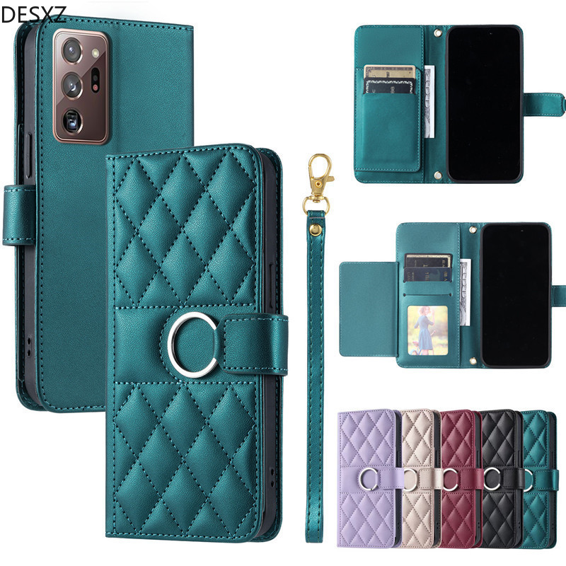 SAMSUNG กระเป๋าสตางค์สําหรับSamsung Note 20 Ultra 10 Plus 9 8 A12 A13 A14 A15 A16 A24 A32 A50 A51 A52 A53 A54 A55 Flip Standหนังกรณีฝาครอบ