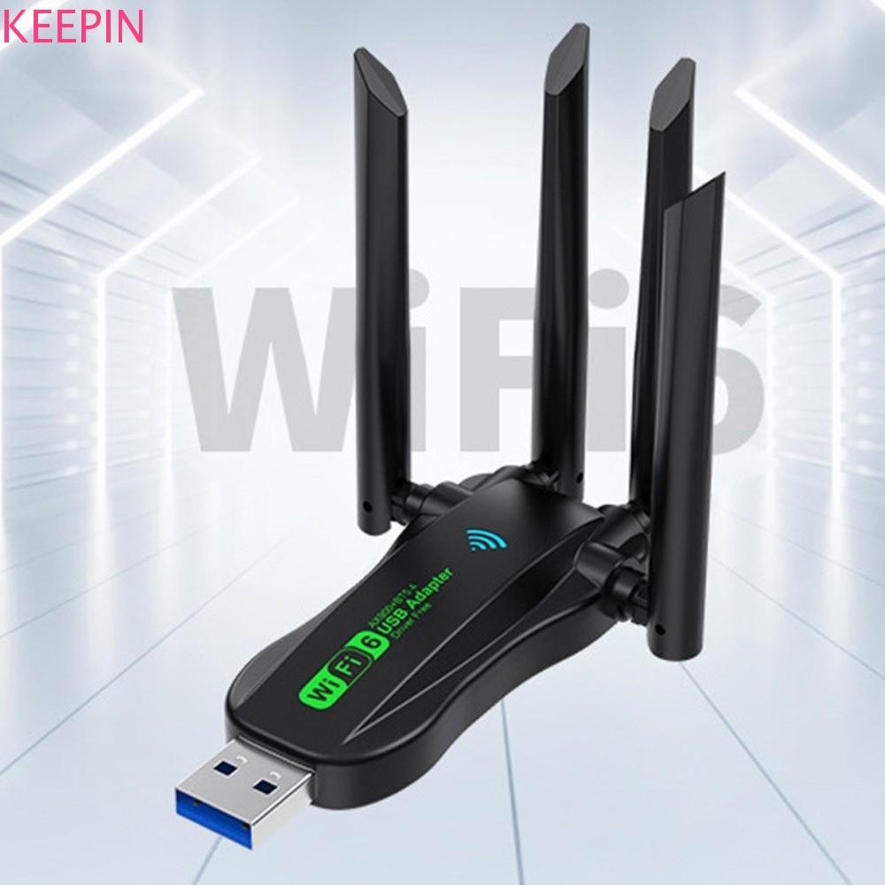 KEEPIN Dual Band WiFi6 อะแดปเตอร์ USB, AX900 Bluetooth 5.4 900Mbps WiFi Dongle, การเชื่อมต่อที่เสถีย