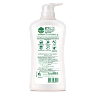 Dettol เดทตอล ครีมอาบน้ำ โปรสกิน เรเดียนซ์ ยูซุ 450 กรัม