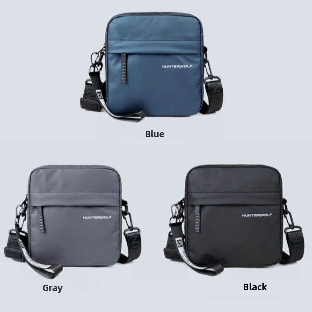 โปโลเอสพี ผู้ชายกระเป๋าสะพายข้างขนาดเล็ก,พร้อมจี้ความจุขนาดใหญ่กระเป๋าสะพายสี่เหลี่ยม,โทรศัพท์มือถือแพ็คกันน้ําสไตล์เกาหลีกระเป๋าโทรศัพท์กระเป๋า ผู้สื่อสาร ขี - รูปที่ 2