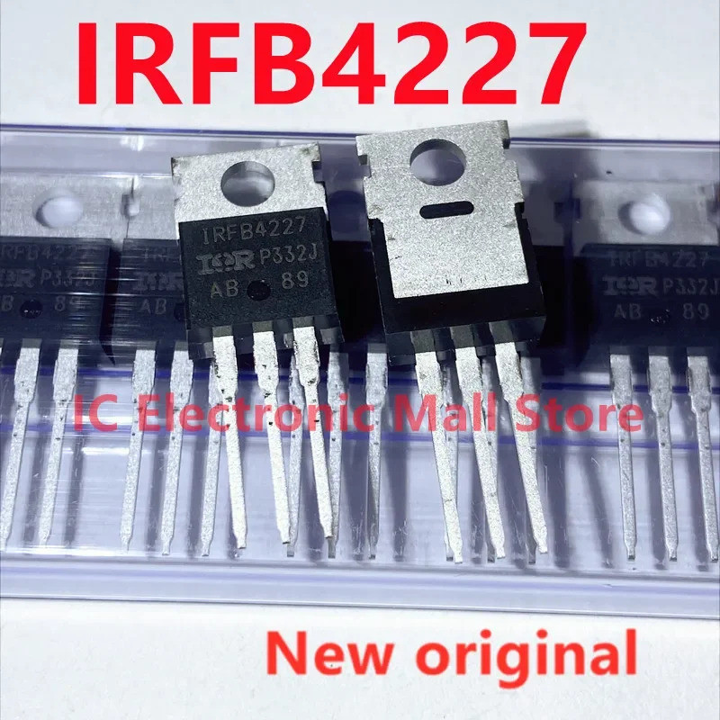 10PCS ใหม่ original IRFB4227PBF IRFB4227 FB4227 TO-220 200V 65A MOSFET ทรานซิสเตอร์