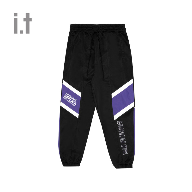 กางเกงผู้ชายฤดูร้อน มีการเย็บพิมพ์ลายตัวอักษร โมเดล 60426XE