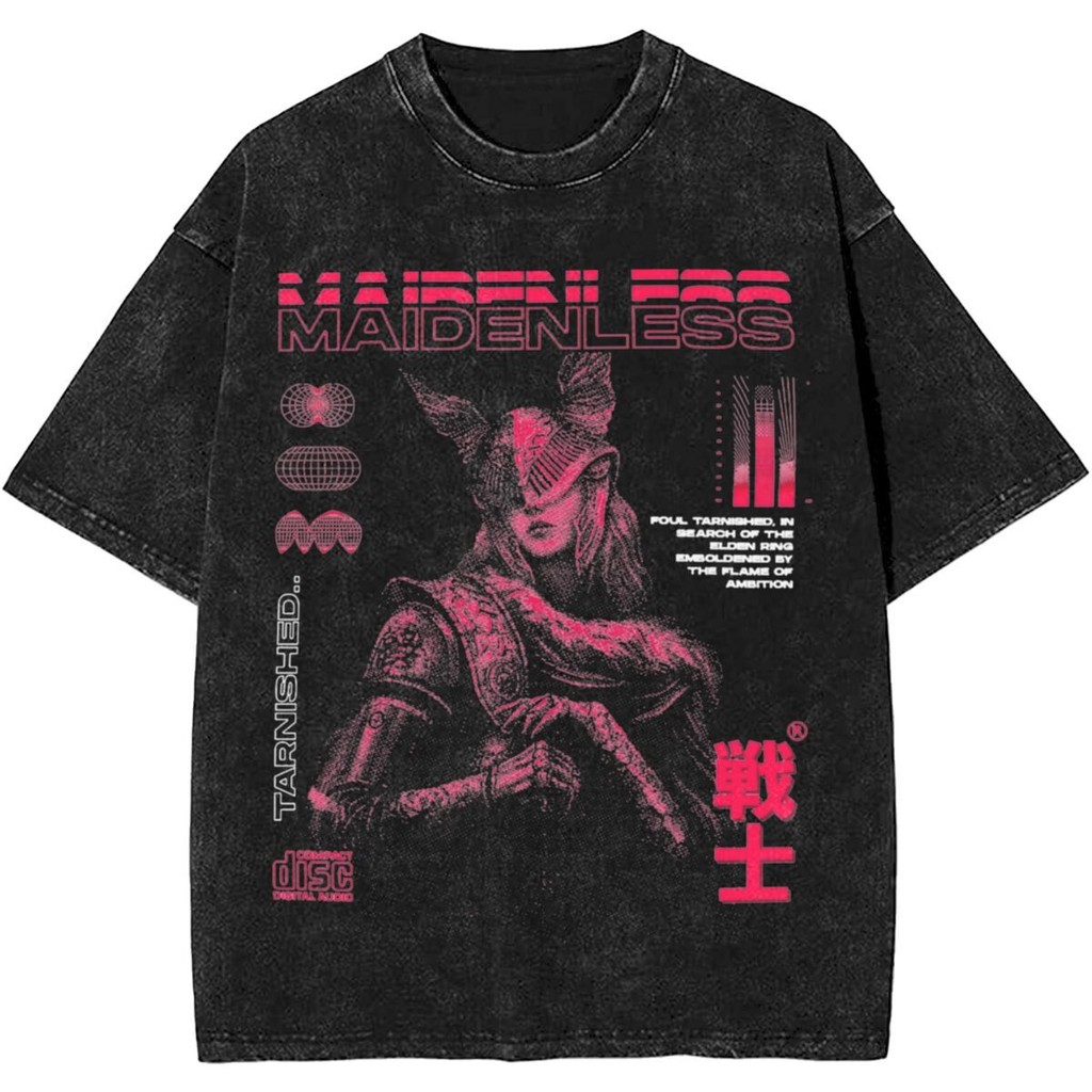 เสื้อ summers T-shirt สไตล์ Malenia Blade Of Miquella สำหรับทั้งผู้หญิงและผู้ชาย WU7F