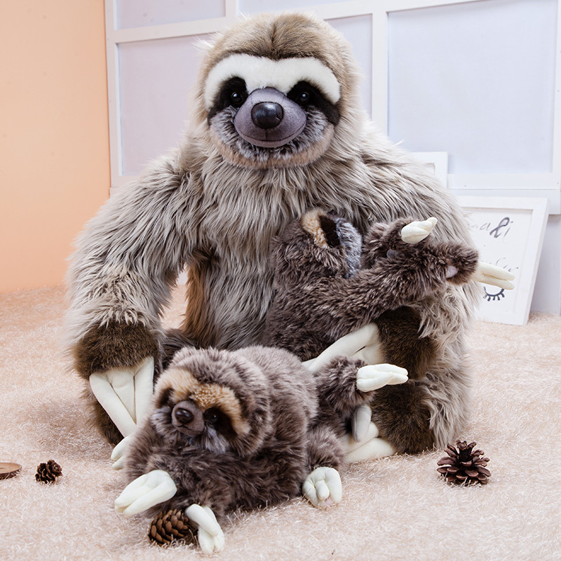 Sloth ของเล่นตุ๊กตาจําลอง Sloth ตุ๊กตาสัตว์น่ารัก Lightning ตลก Super Ugly Sloth ตุ๊กตาตัวน้อย