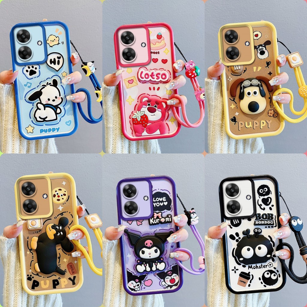 เคส REALME NOTE 60 NOTE 60X เคสโทรศัพท์ตุ๊กตาสติ๊กเกอร์น่ารัก – โปรปัง