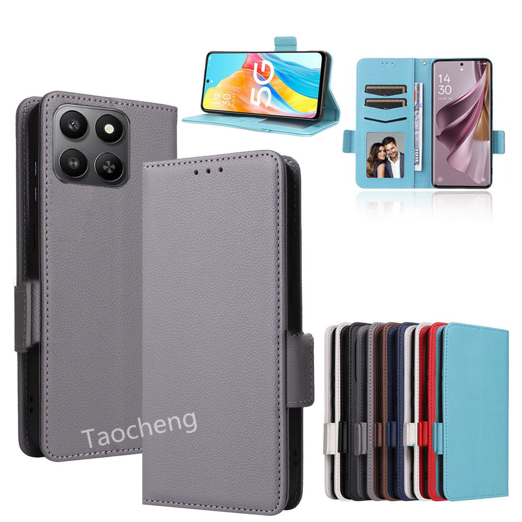เคสโทรศัพท์สําหรับ Honor 400 สมาร์ท 400Smart X7d 4G 5G 2025 หรูหราปลอกหนังการ์ด Flip Slot Bracket Holder Soft TPU Edge ฝาครอบ