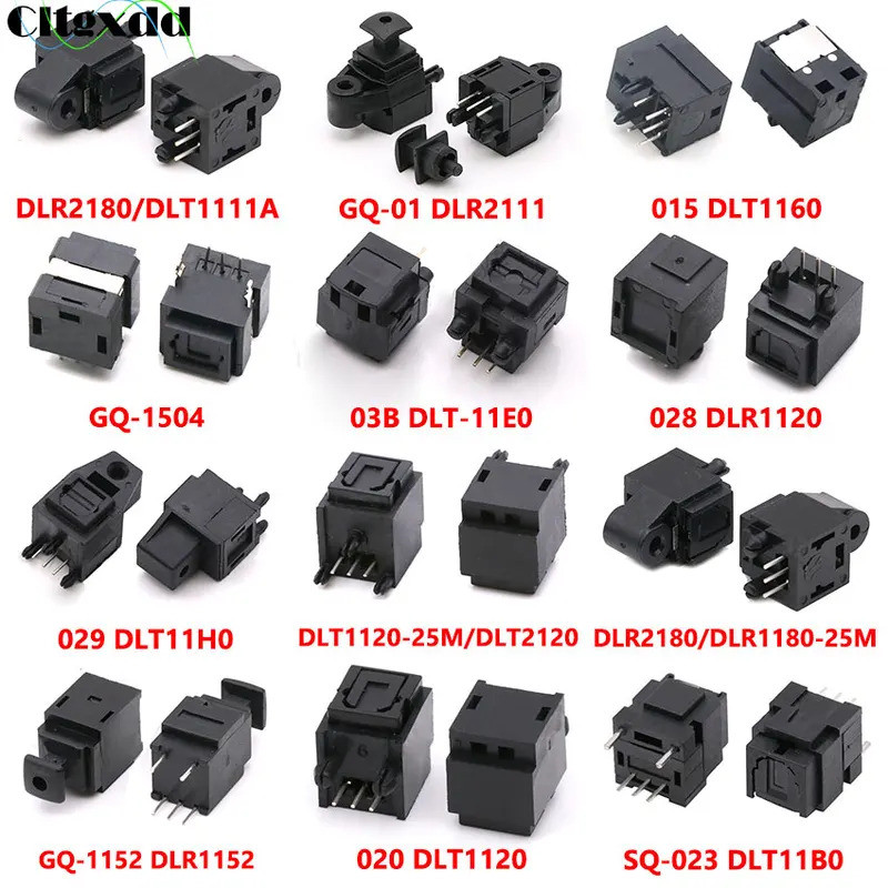 1PCS DLR2180 DLT1111A DLR2111 DLT1160 DLT-11E0 DLR1120 DLR21B0 DLR1152 ซ็อกเก็ตเสียงไฟเบอร์ออปติกรับ