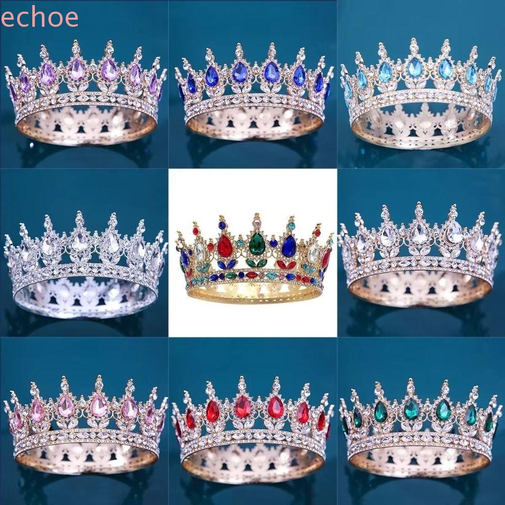 มงกุฎบารอกหรูหราพร้อมคริสตัล Swarovski และ rhinestones เหมาะสำหรับงานแต่งงานและงานเฉลิมฉลอง พร้อมใช้งานเป็นเครื่องประดับผมและตกแต่งเค้ก