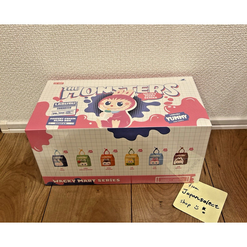 POP MART LABUBU THE MONSTERS Wacky Mart Series Puni Puni Charm กล่องตาบอด 1d เรือ
