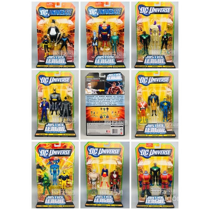 Dc Comics 13 ซม.Action Figure JUSTICE LEAGUE JUSTICE LEAGUE Trio Series QU5V