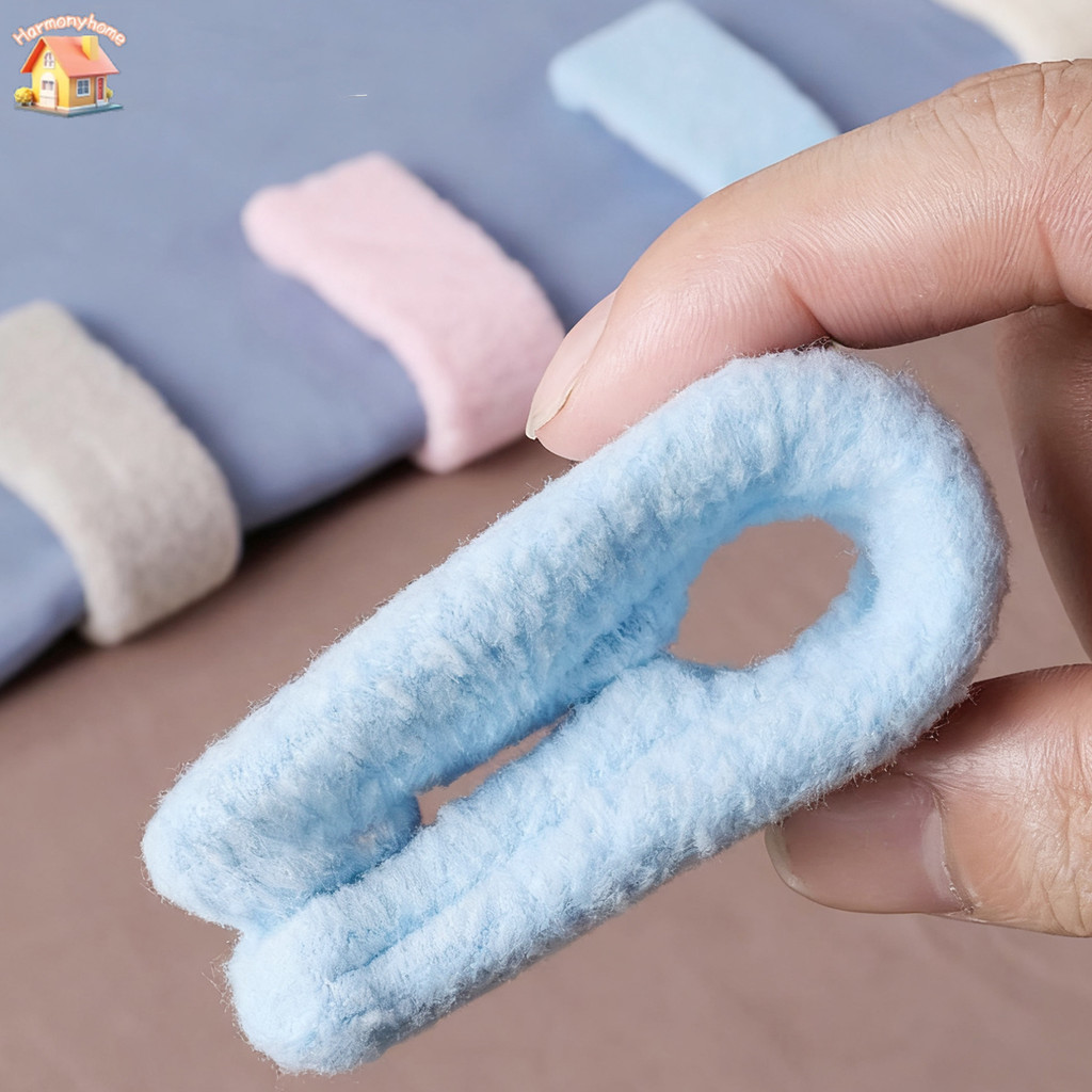 4 ชิ้นคลิปหนีบผ้าปูที่นอนปลอดเข็ม - ตัวยึดป้องกันการวิ่งกันลื่นสําหรับแผ่น/ผ้าห่มเครื่องมือที่มีประโยชน์สําหรับบ้านห้องนอน