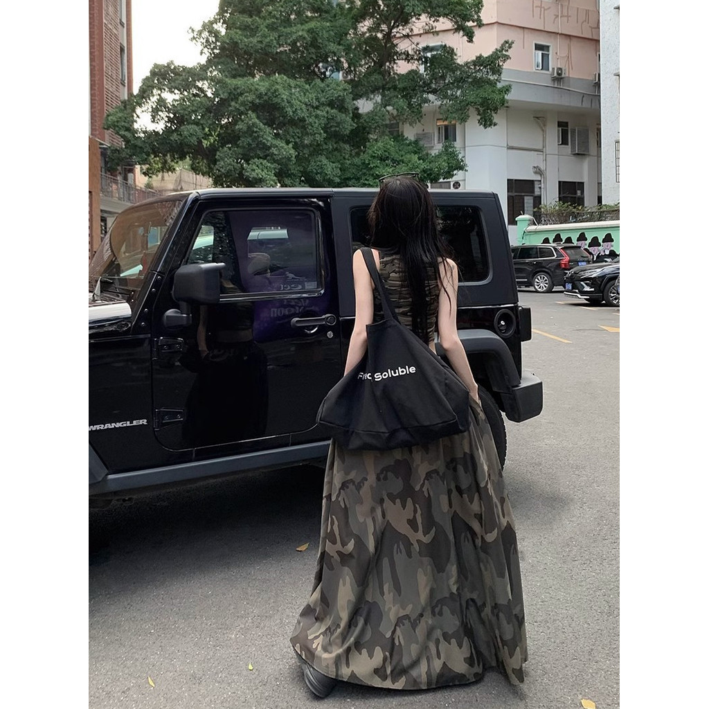 ชุด.two piece ฤดูร้อน สไตล์หวาน มีเสื้อกั๊กและกระโปรงเอวสูง - รูปที่ 3