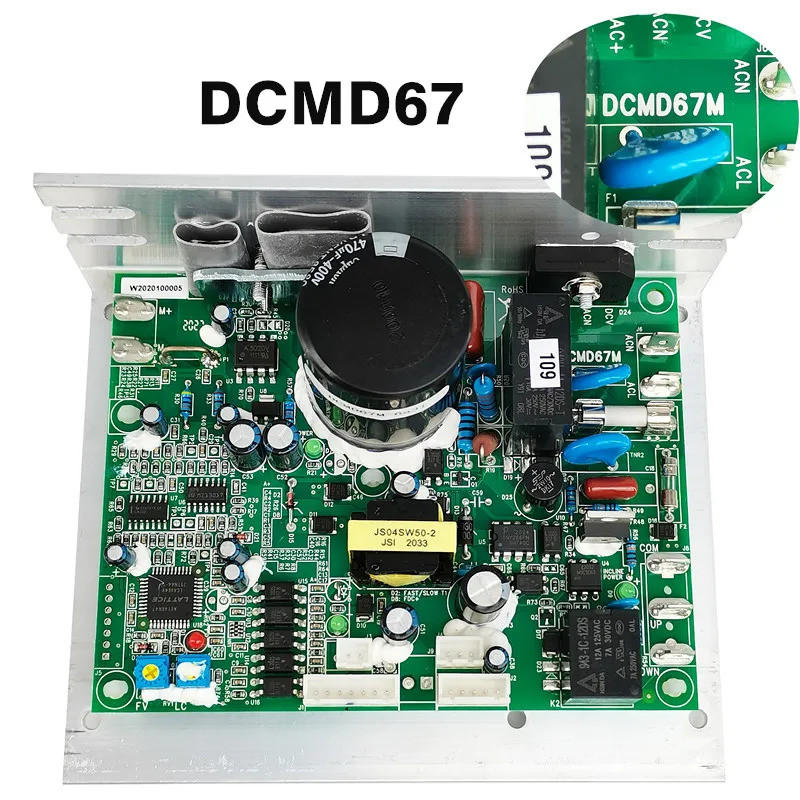 Endex DCMD67 DCMD67M ลู่วิ่งมอเตอร์ควบคุมแผงวงจรควบคุมบอร์ดไดรเวอร์เข้ากันได้กับ DK City NB702028