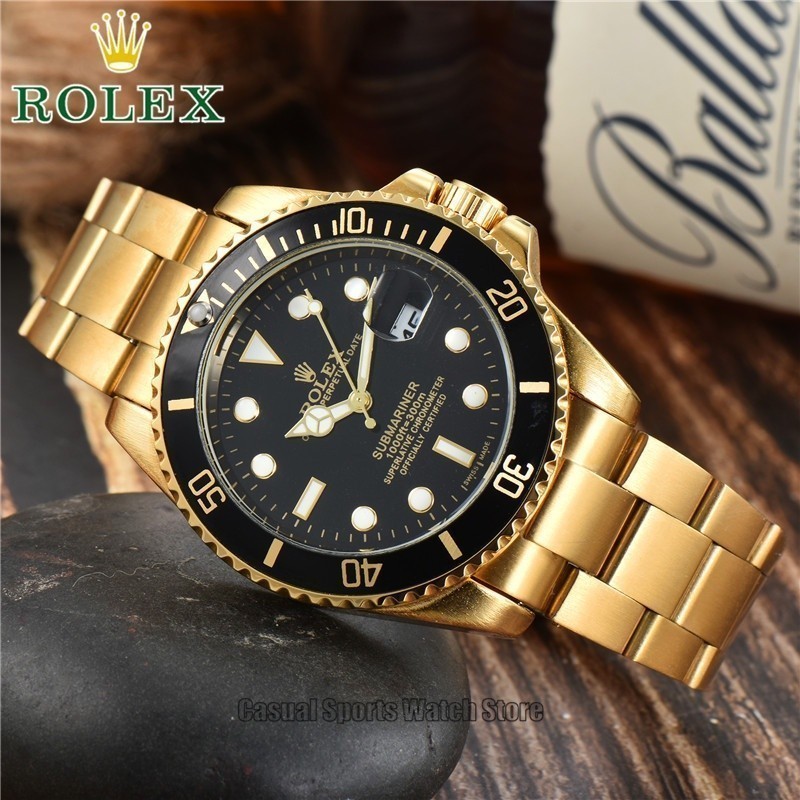 ROLEX Submariner นาฬิกาผู้หญิง Original Pawnable ROLEX นาฬิกาสําหรับชาย ROLEX นาฬิกาสําหรับชายสแตนเล