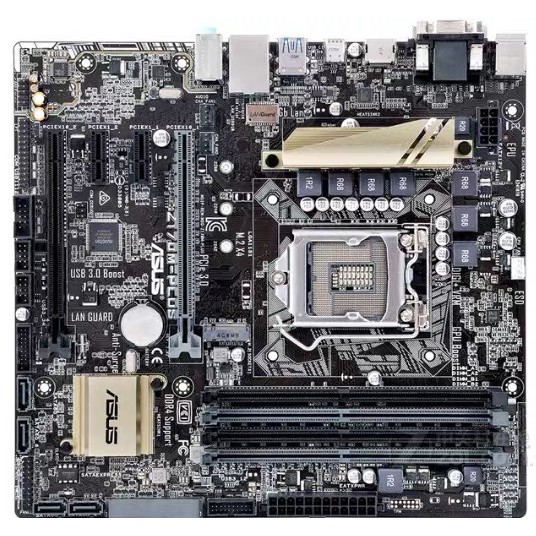 ใหม่ร้อน 1151 พิน Asus/Asus Z170M-PLUS บอร์ดขนาดเล็กแบบบูรณาการ Z170 USB3 DDR4