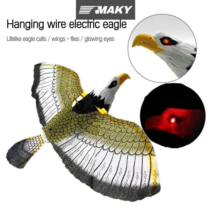 LLPH Luminous Bird Repellent Eagle พร้อมเพลง Flying Bird Scarer Flying Bird LLP