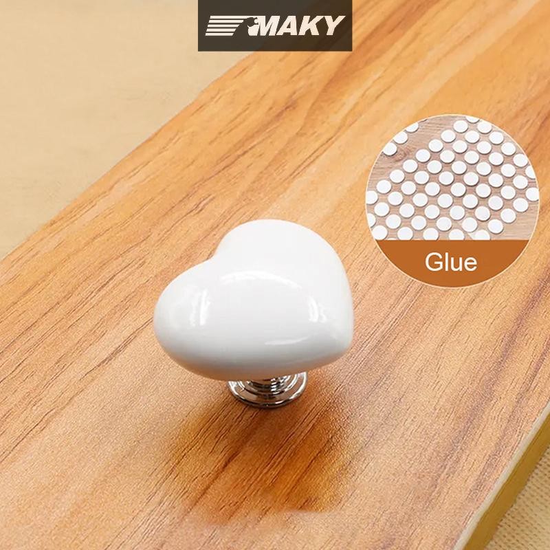 LLPH รูปหัวใจห้องน้ํา Presser Love ห้องน้ํากดปุ่มห้องน้ําปุ่มน้ํา Push อาบน้ําตกแต่งห้องเล็บ Protector LLP - รูปที่ 4