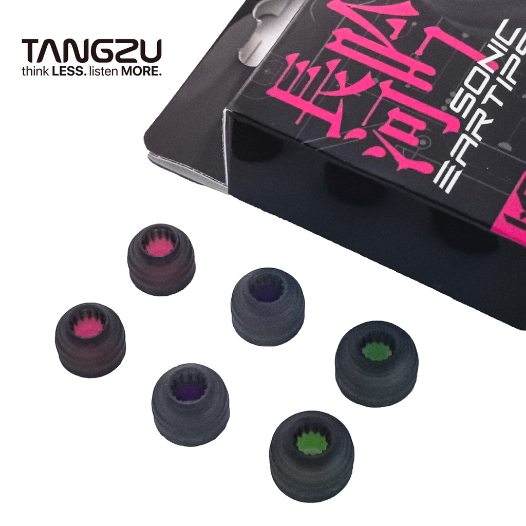 ใหม่ HE Sonic Eartips Song of The Long River Silicone tips Ergonomic Fit Skin-Friendly Perfect Seal Eartip
