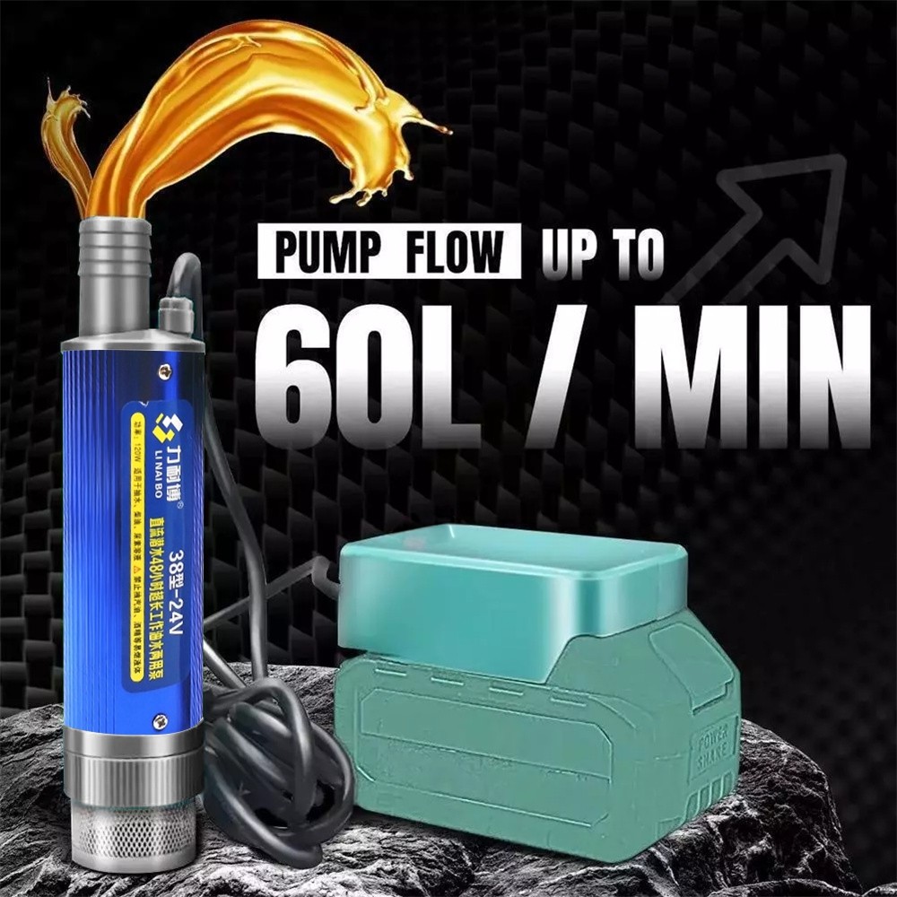 ตัวดูดน้ำ สำหรับแบตมากีต้าปั๊มน้ํา ปั๊มจุ่มไฟฟ้า 24VDC ท่อน้ำ5.5mปั๊มถ่ายเทน้ำ ปั๊มน้ำมันไฟฟ้า ปั๊มน้ำมันและน้ำแบบใช้คู่ - รูปที่ 6