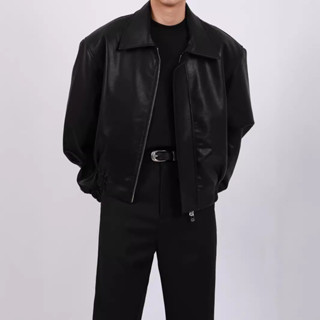 แจ็คเก็ตสั้นผู้ชาย แบบเกาหลีสตรีทแวร์ ฤดูใบไม้ร่วงใหม่ สวมใส…