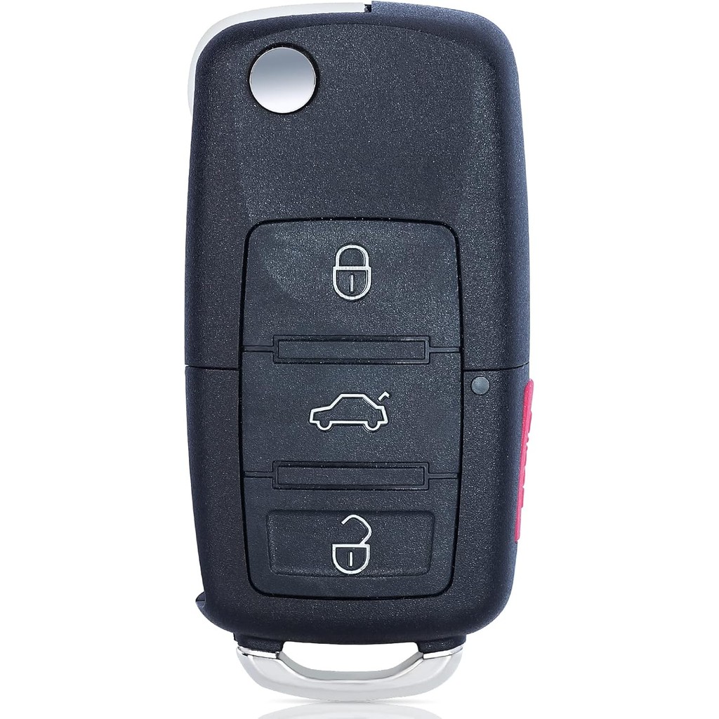 Beefunny 315MHz ID48 ชิป 1K0 959 753H เปลี่ยนกุญแจรีโมทที่สมบูรณ์ 3 + 1 ปุ่มสําหรับ Volkswagen (1)