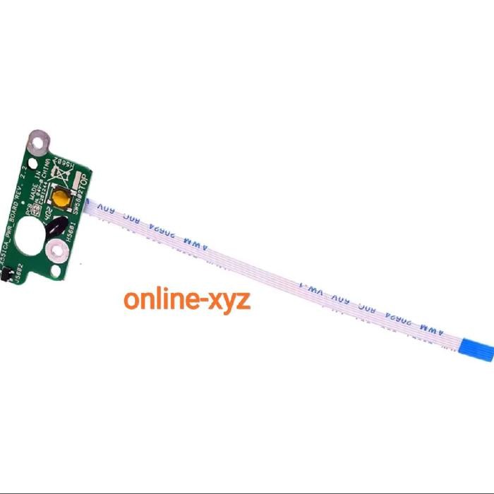 TOMBOL สายแบบยืดหยุ่นสวิตช์ไฟปุ่ม ASUS D550 D450 F451 F551 D550C D450C F451C F551M D450Y D450CA D550