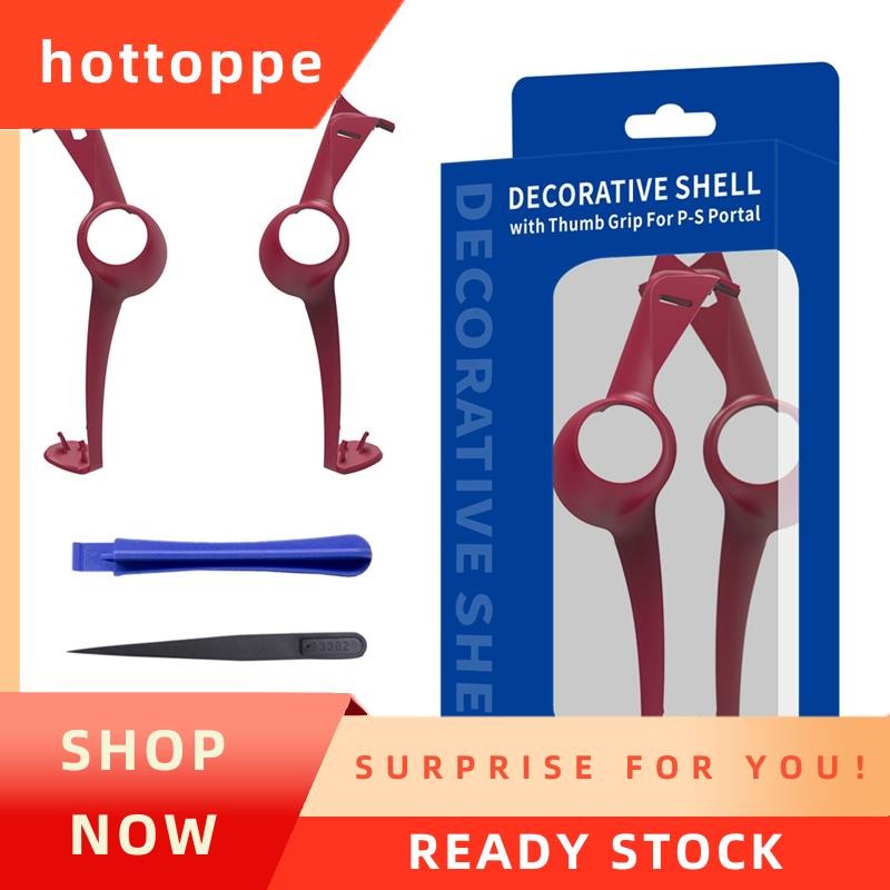 hottoppeHandheld Case สําหรับ Portal Handheld Replacement Decor Strip เคสป้องกัน 2 Rocker Caps อุปกร
