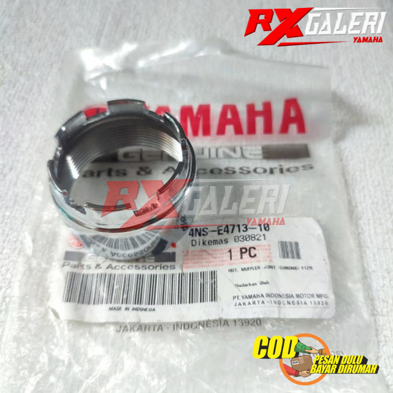 ต้นฉบับ F1ZR F1 4NS-E4713-10 น็อตแหวนเชื่อมต่อไอเสีย