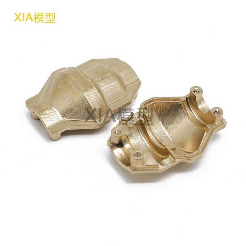 รุ่นควบคุมง่าย 1/8 YK4082 1/10 YK4102 6101 ทองเหลืองโลหะสะพานฝาครอบ Counterweight ด้านหน้าด้านหลัง U