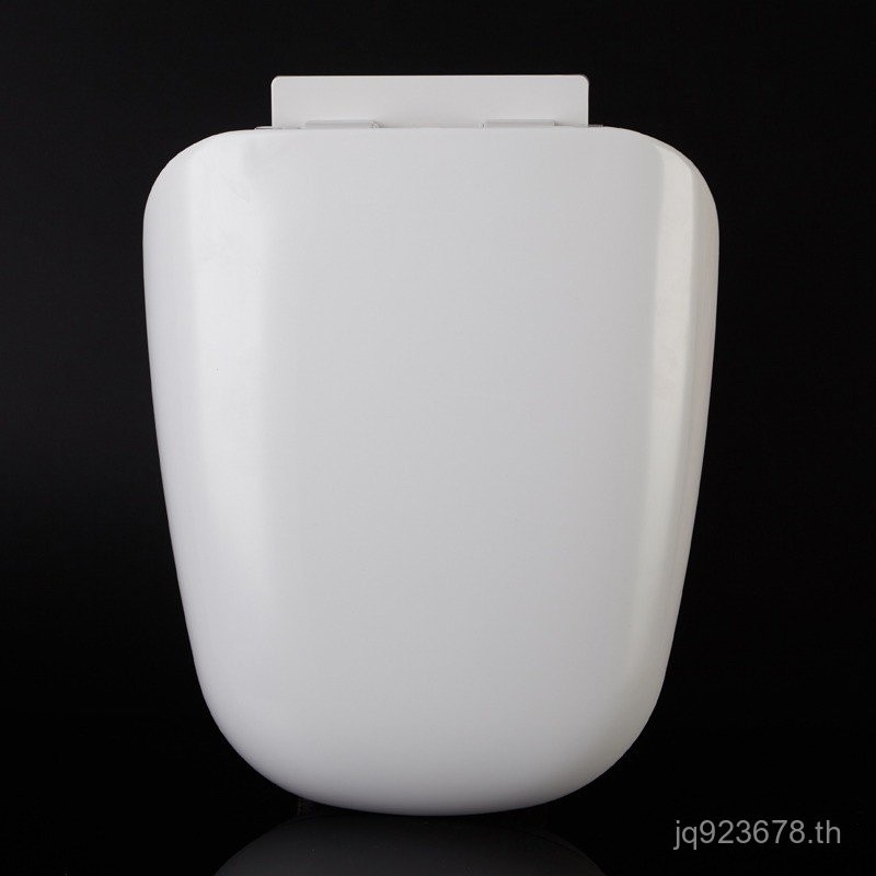 Trapezoidal Old-fashioned Slow-down ฝาชักโครกที่นั่งชักโครกหนา U-Shaped ฝาชักโครก Universal PP ในครั