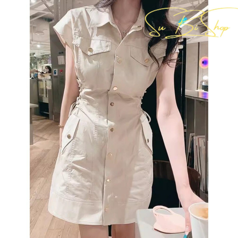 {Subi-Oder}เสื้อเชิ้ตเอวผูกเชือกรุ่นใหม่