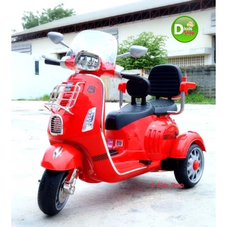 🔥8.8คันใหญ่🔥รถแบตเตอรี่เด็ก รถเวสป้าเด็ก 2 ที่นั่ง Vespa Sprint อุปกรณ์ครบ ของเล่น รถมอเตอร์ไซค์แบตเตอรี่ No.11544สวยมาก