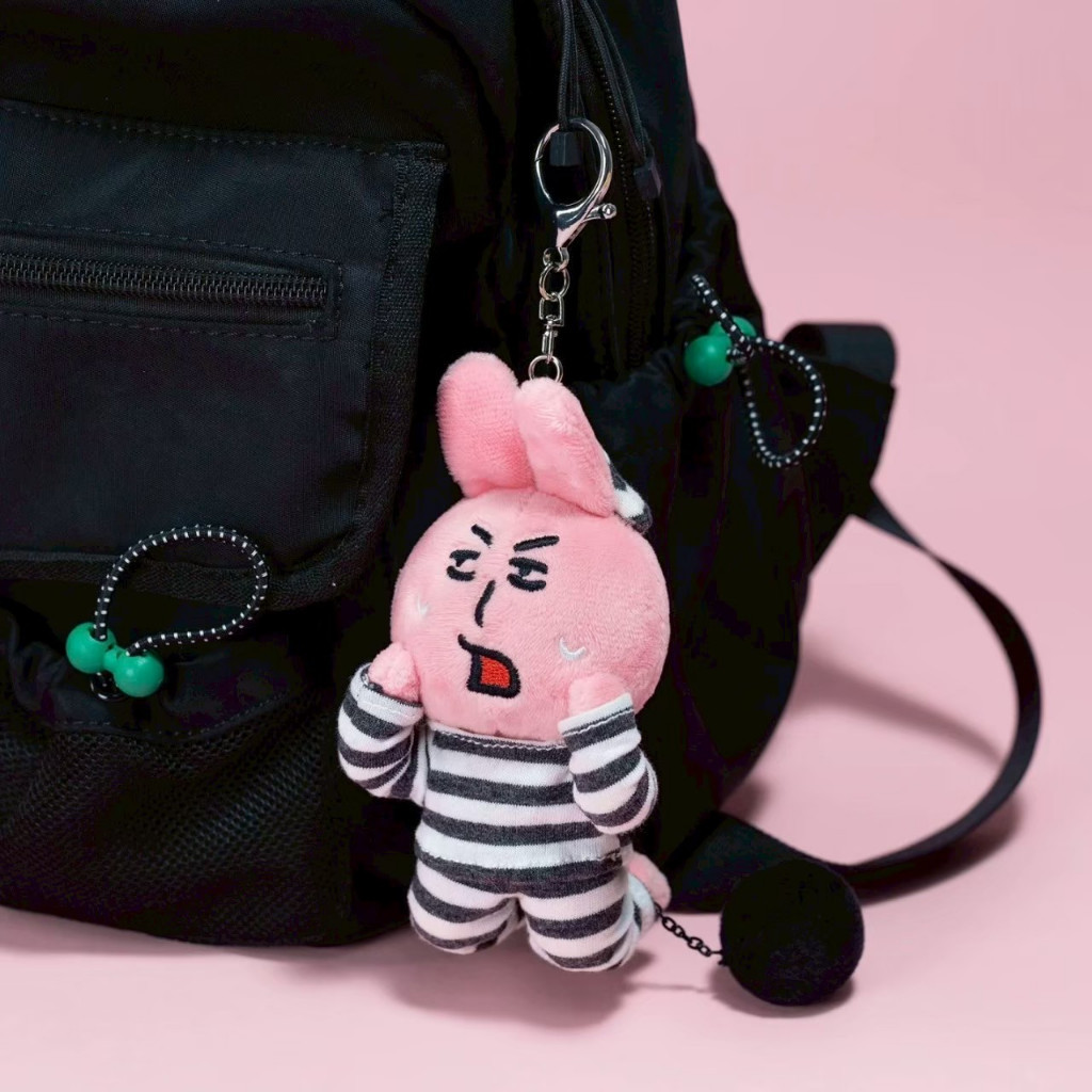 ส่งจากไทย🎭 พวงกุญแจ My Friend Rabbit ตุ๊กตาห้อยกระเป๋า กระต่ายแหกคุก น่ารัก keychain doll 46205