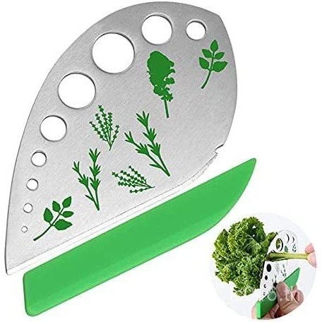 Creative Vanilla Cut 9 Leaf Peeler Separator Separator สแตนเลสผัก Leaf Herb Vanilla Stripper 0P6O