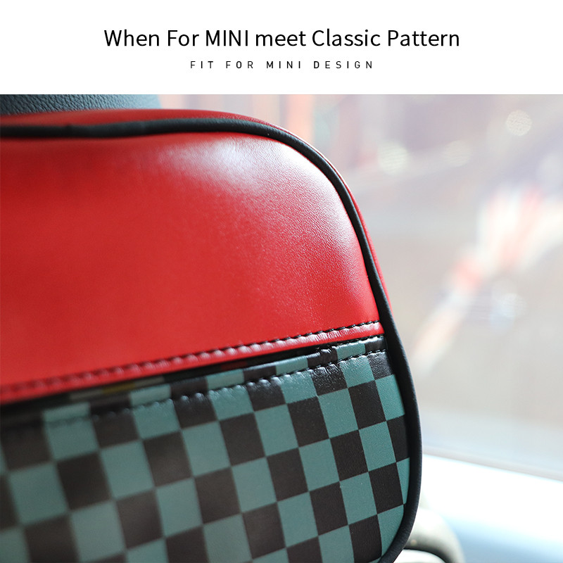 1ชิ้นรถหนังกล่องกระดาษทิชชูสําหรับมินิทั้งหมดชุดรถที่นั่งพนักพิงแขวนกล่องกระดาษทิชชูที่เท้าแขนกล่องรถอุปกรณ์ตกแต่งภายใน - รูปที่ 2