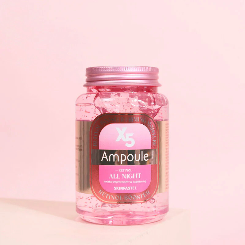 (ของแท้/ฉลากไทย) Skinpastel x5 Retinol Booster Ampoule All Night / Premium Retinol X5 Elastin Cream