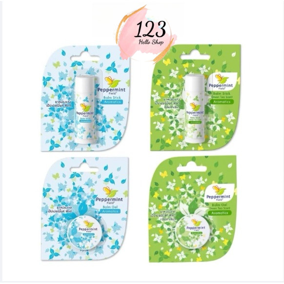 Peppermint Field Balm Stick 6g. / gel ยาหม่องแท่ง / เจล เป๊ปเปอร์มิ้นท์ ฟิลด์ ✨