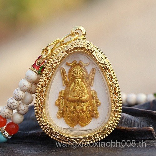 T Thailand Amulet Queen Bee Masked Buddha LP Jue