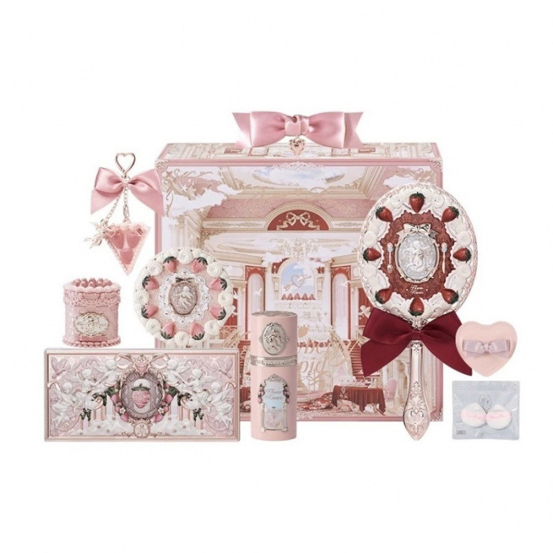 [Holiday] Flower Knows Berry Cupid Cosmetic Set Makeup Set Event Set Box Gift ให้