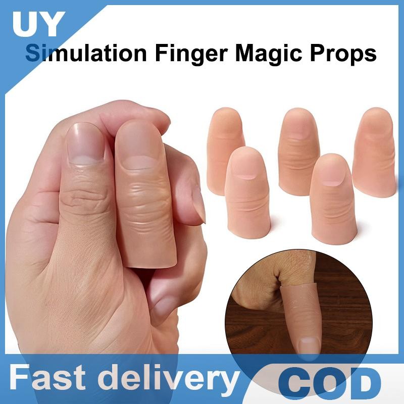 Null ประดิษฐ์ Limbs ปลอมนิ้วมือจําลอง Cots รุนแรง Prosthes ซิลิโคนถุงมือ Disappear เพื่อเล่น Tricky Magic Props Prank null