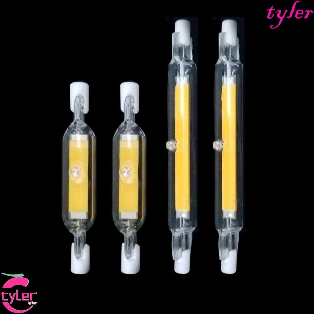 TYLER R7S หลอดโคมไฟ, เปลี่ยนหลอดไฟ COB 110 v/220 v, Retro 360 Glow Dimmable Halloween