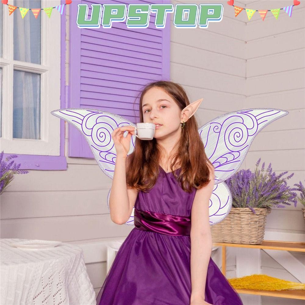 UPSTOPBO Girls Butterfly Wings, Halloween Cosplay Party Favor Adult Fairy Wings, Dress-Up Sparkling 