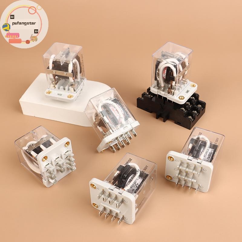 Pufangstar รีเลย์ระดับกลาง JQX-38F 3Z 40A รีเลย์ไฟฟ้ารีเลย์แม่เหล็กไฟฟ้า DC12V DC24V AC220V TH