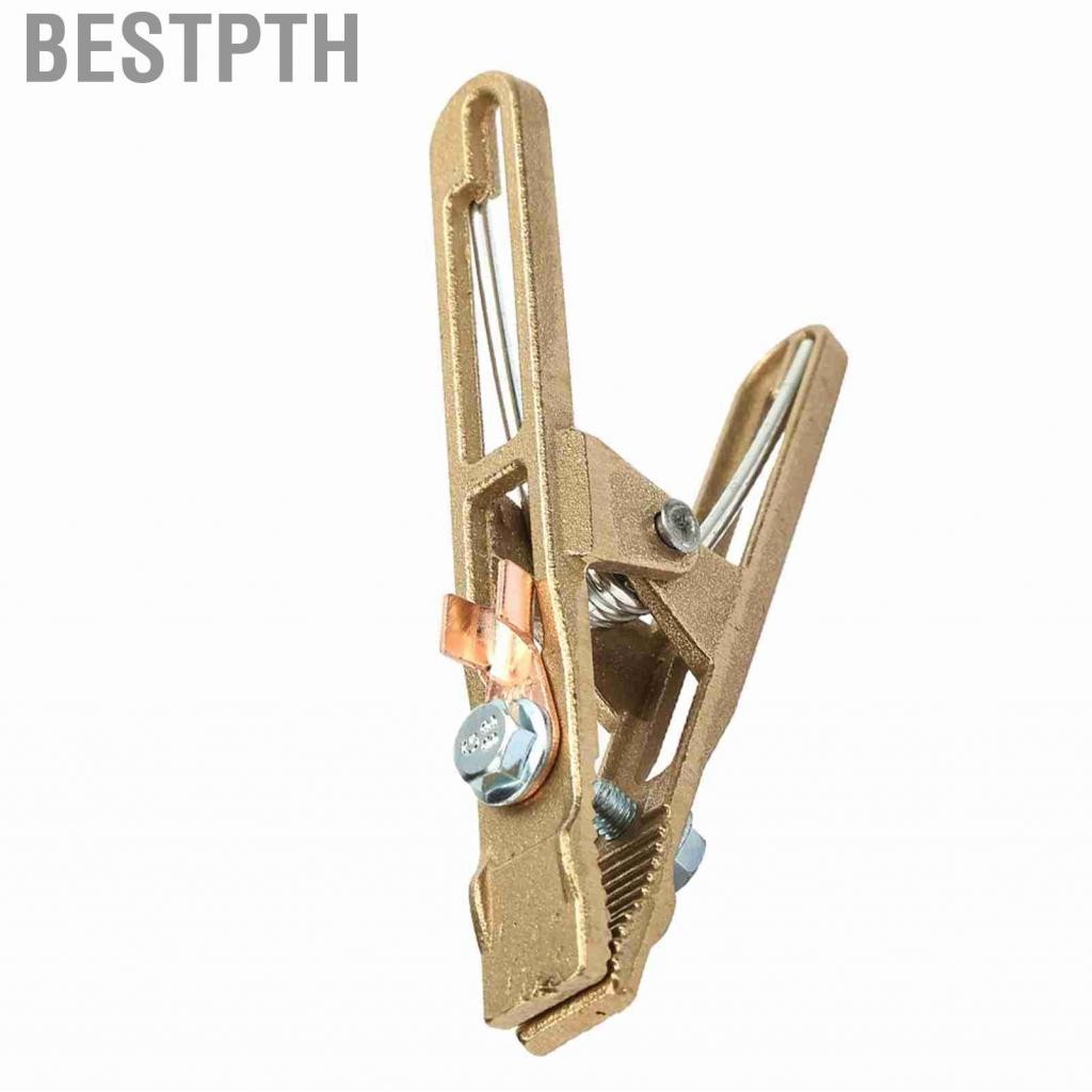 bestpth 260/300/500A วัสดุทองเหลือง A รูปร่างกราวด์เชื่อมเครื่องหนีบดิน (260A)