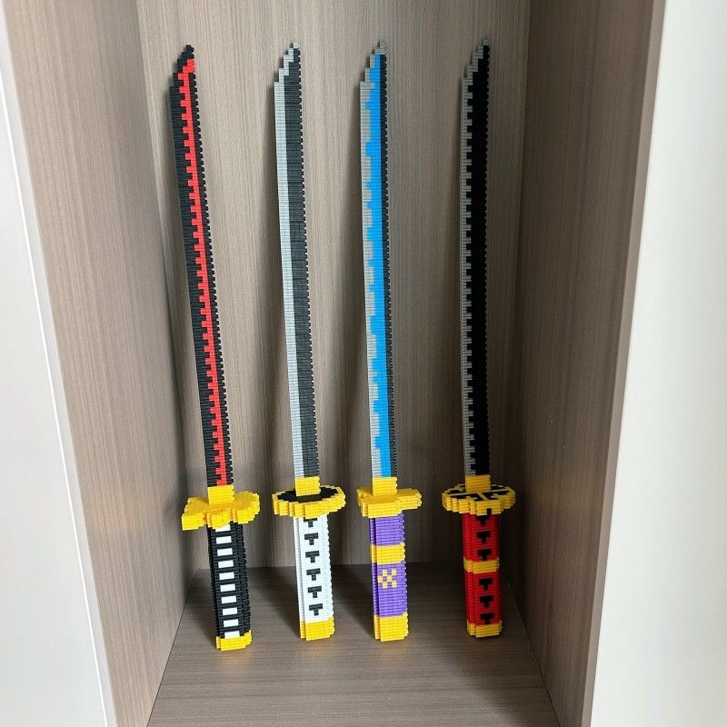 ใช้งานร่วมกับ Building Block ดาบ Demon Slayer Demon Slayer Swing น้ําปริศนาลูกตุ้มชายหญิงของขวัญ cex